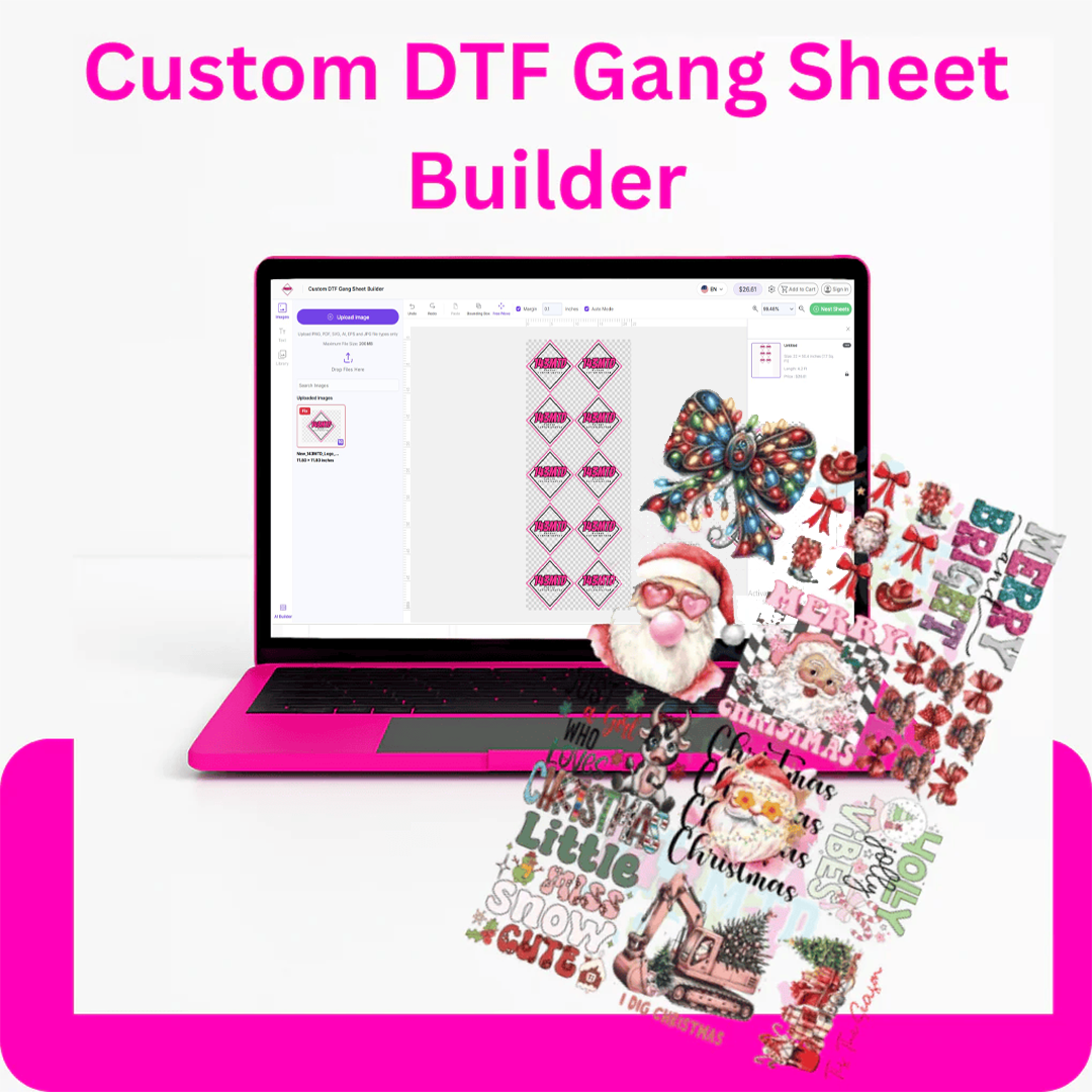 Custom DTF Gang Sheet  Builder