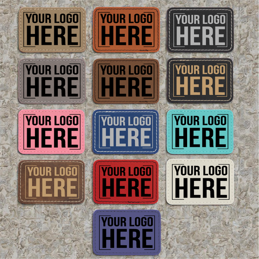 3"x2" Stitched Rectangle  Patches