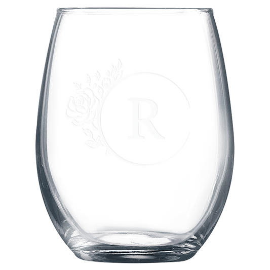 Custom Stemless Wine Glass 9 oz.