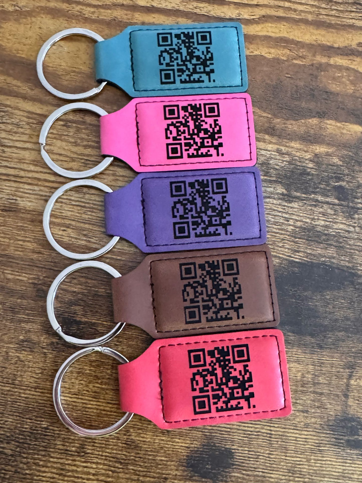 Leatherette Keychains