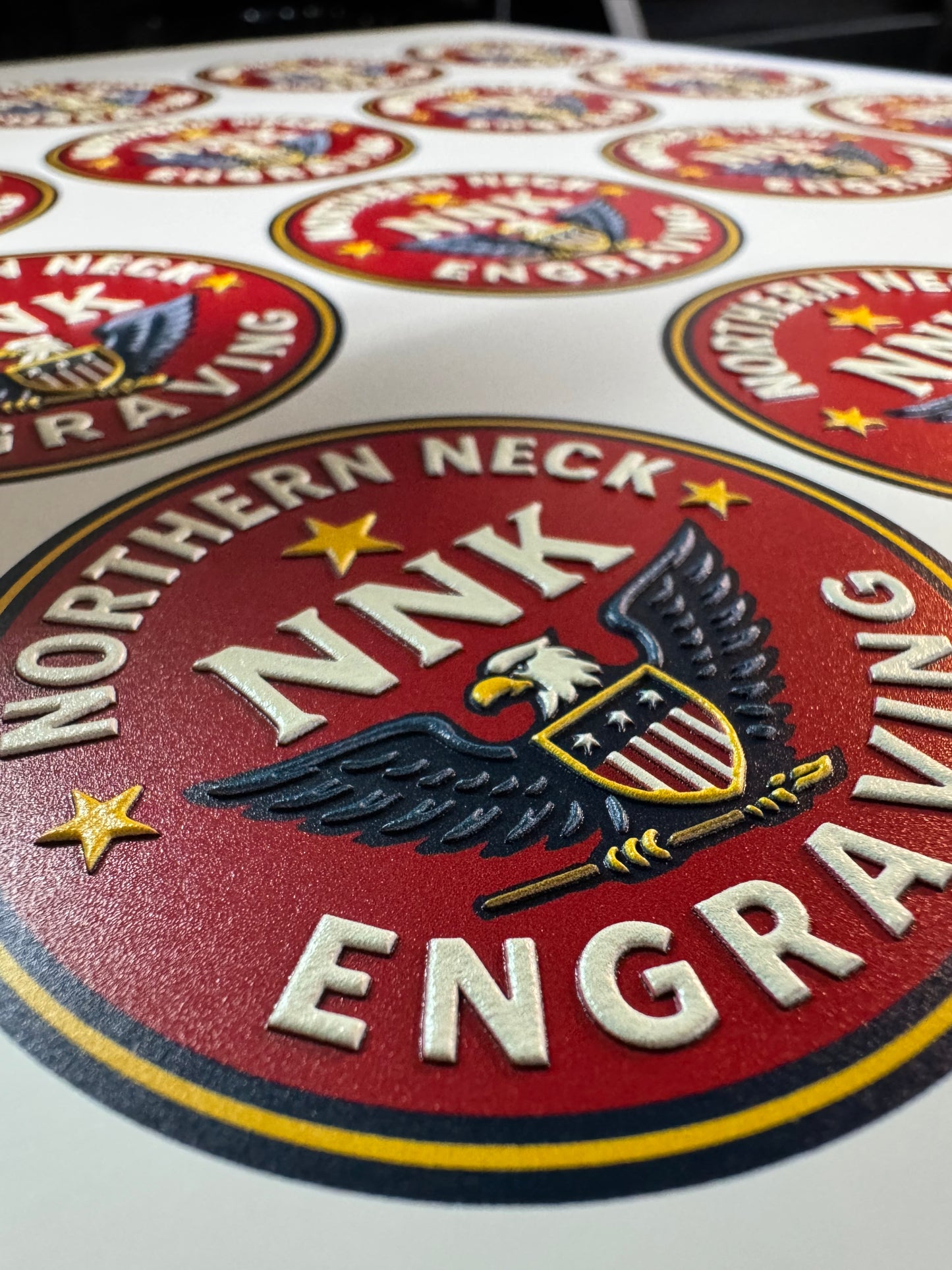 Custom 3D UV Printed Patches