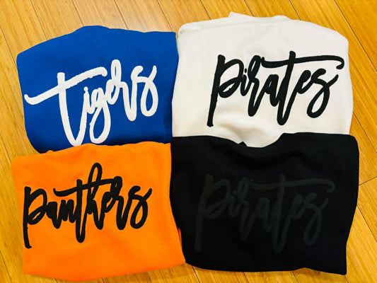 Custom Puff Vinyl Transfers